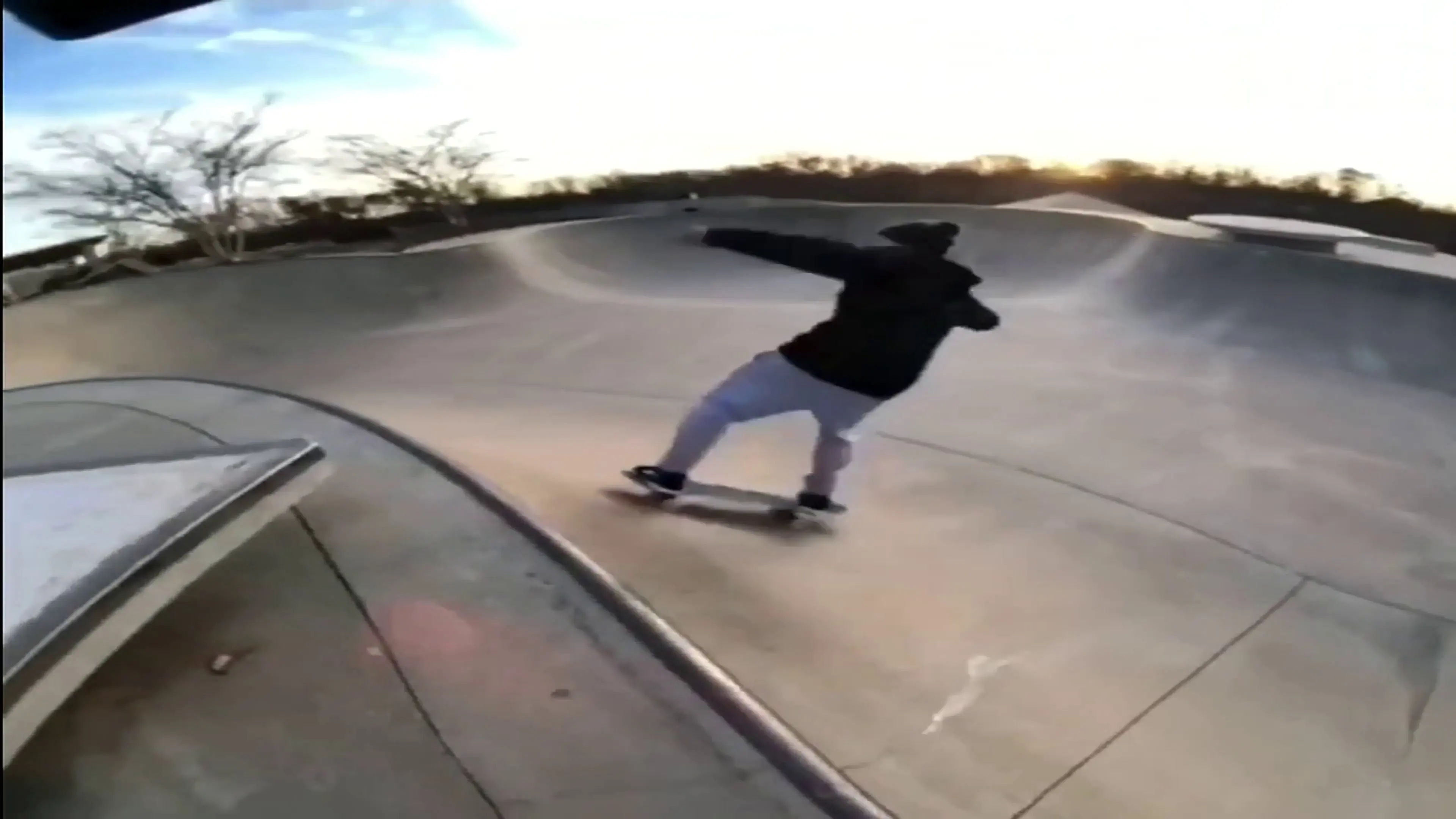 Older skate clip after video quality cleanup